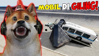 PERCOBAAN MOBIL MELEWATI MESIN PENGGILING!! - BeamNG Drive #18