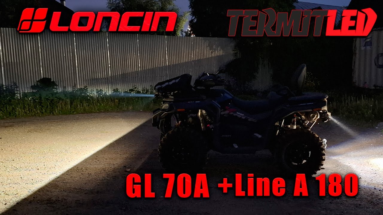 Фары Термит на квадроцикле Loncin X Woolf 1000