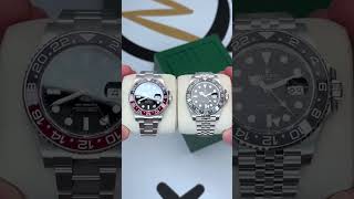 Chronolet | Rolex GMT-Master II Comparison | Pepsi vs Black &amp; Grey Jubilee #rolex #shorts