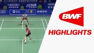 TOTAL BWF Thomas & Uber Cups Finals 2016 | Badminton F-Thomas Cup–Highlights
