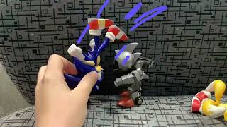 Sonic vs silver/mecha sonic