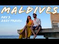 Couplyfy Day 3 in Maldives | 2021 Travel Vlog | Sunrise Jacuzzi Spa Water Villa | Submarine | Drone