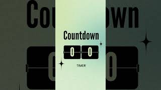 10 Seconds Countdown Timer With Voice Countdown