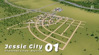 วิธีเริ่มต้นเมืองแบบไม่เจ๊ง 200% ในปี 2022 | Unmodded Cities: Skylines - Jessie City 01