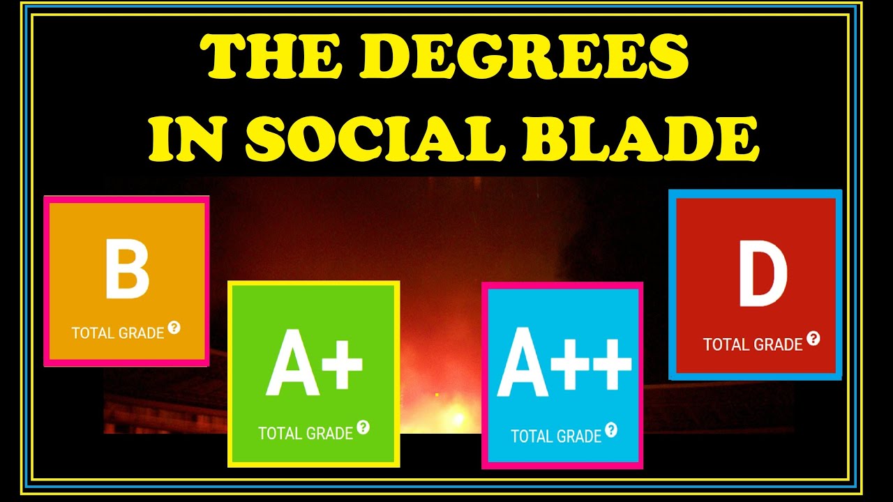 THE DEGREES IN SOCIAL BLADE YouTube