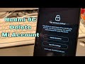 Xiaomi Redmi 9C M2006C3MG Remove Mi Account Without Connect To PC 