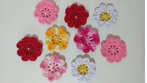 Flor Fcil Em Croch #passoapasso