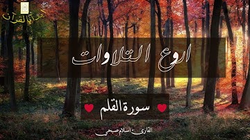 Sourate Al-Qalam en arabe-سورة القلم كاملة ❤️تلاوة رائعة❤️ تريح القلب