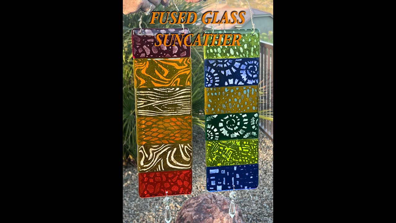 Fused Glass Suncatcher