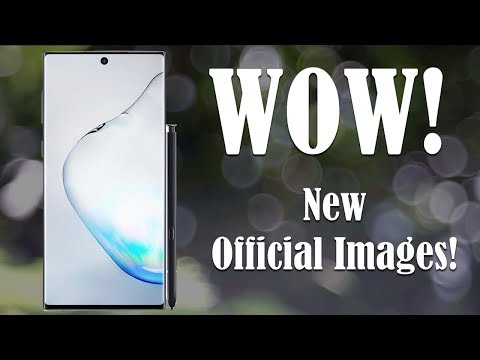 Galaxy Note 10-삼성에서 직접 새 공식 이미지 유출