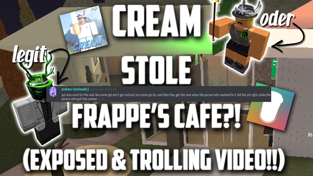 The Worst Cafe Group In Roblox Youtube - game original is on group games now cutie cafe roblox