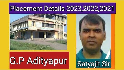 G.P Adityapur Placement Details 2023,2022,2021