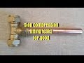 Stop leaking compression fittings - Trydiy