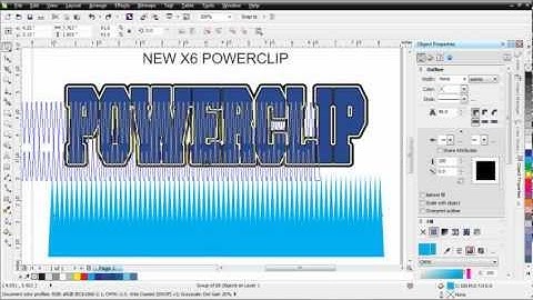 CorelDRAW X6 New Power Clip Tutorial