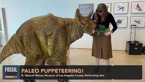 "Paleo Puppeteering: Bringing Dinosaurs to Life!" | Fossil Friday Chats