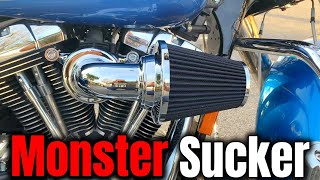 Harley Road King with Arlen Ness Monster Sucker Air Cleaner!