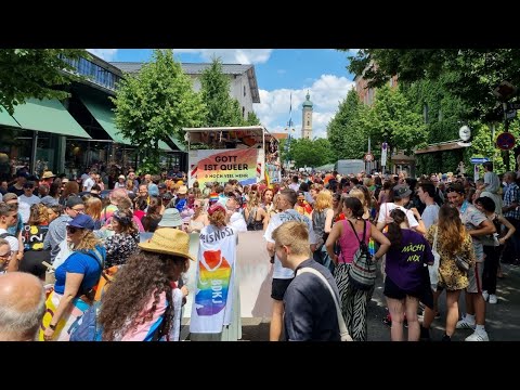 🌈PRIDE PARADE! Christopher Street Day (CSD) München! June 2023 Munich ...