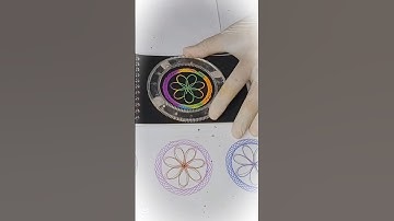 Spirogrph art / satisfying art #art #spirograph #satisfying