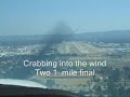 Cessna 172 Very cool and amazing. crosswind landing.
