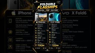 iPhone Duo vs Vivo X Fold 6 🔥 Apple vs Vivo Foldable Phone Battle!