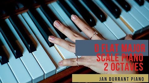 D Flat Major Scale Piano Tutorial One Octave Pdf
