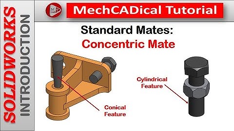 Concentric Mate In SolidWorks