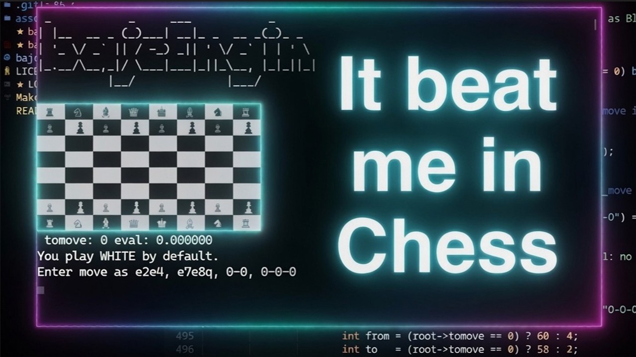 I Built a Chess Engine from Scratch in Pure C (It Actually Works) - YouTube
