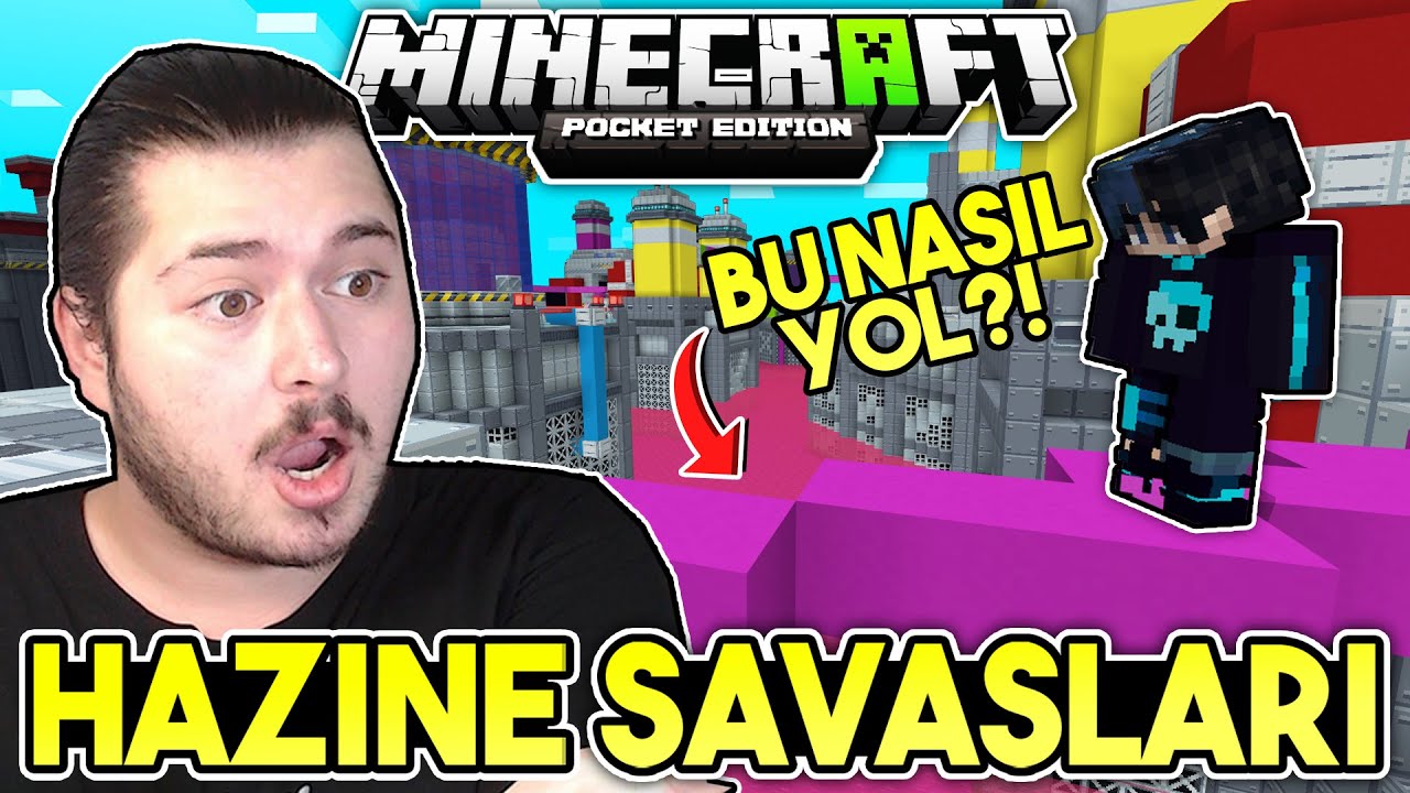 BU NASIL YOL?! | Minecraft PE Hazine Savaşları [Treasure Wars]