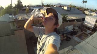 Fun backyard mini ramp skateboarding (day edit)