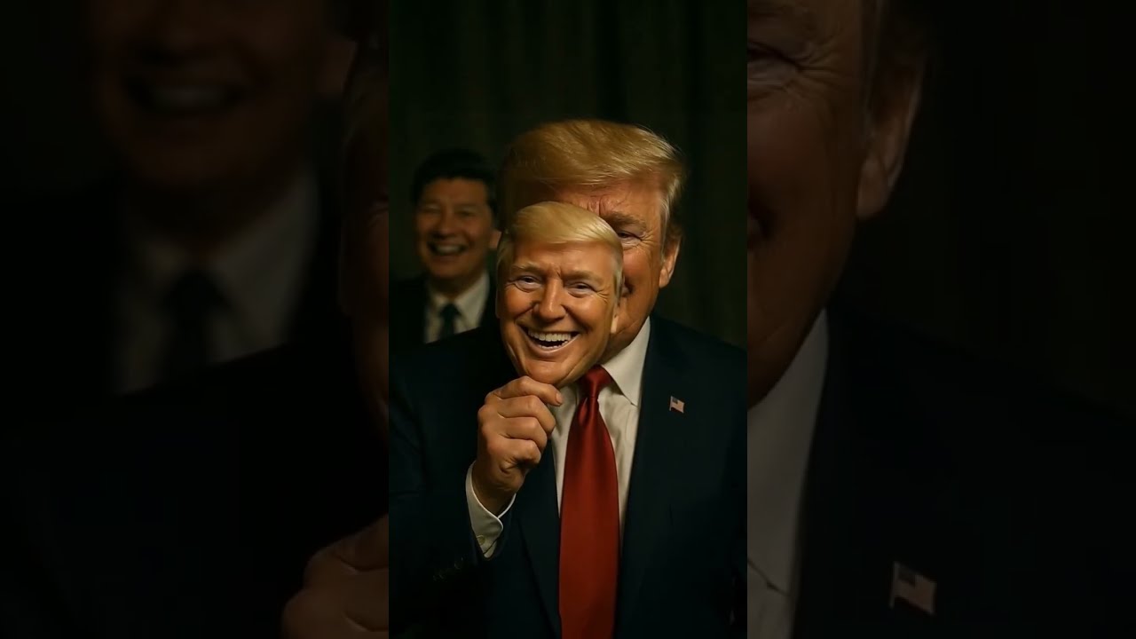 Donald Trump Holding His Own Head A Surreal Moment Youtubeshorts