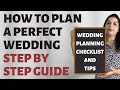 Wedding planning step by step guide           wedding checklist