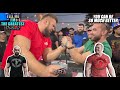 Travis being real with Artem about his armwrestling skills for 6 minutes straight