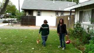 Nickolas and Cameron Easter Egg Hunt 2011