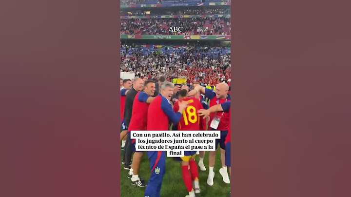 ¡España a la final de la Eurocopa! Así ha sido la celebración de la selección