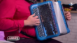 Alexis Labarrière et son accordéon