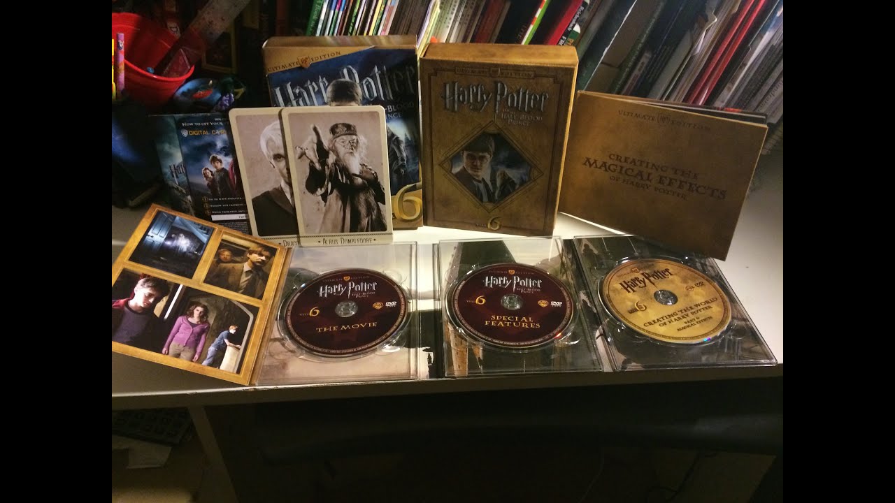 Распаковка DVD Гарри Поттера Ultimate Edition 6-го года