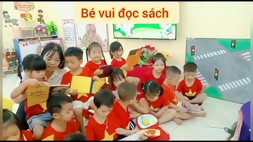 Các bạn lớp MG 4-5 tuổi B3 hưởng ứng "Ngày hội đọc sách năm 2024"