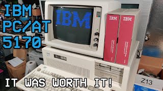 IBM PC/AT Model 5170: It's done! So much work, but worth it in the end.