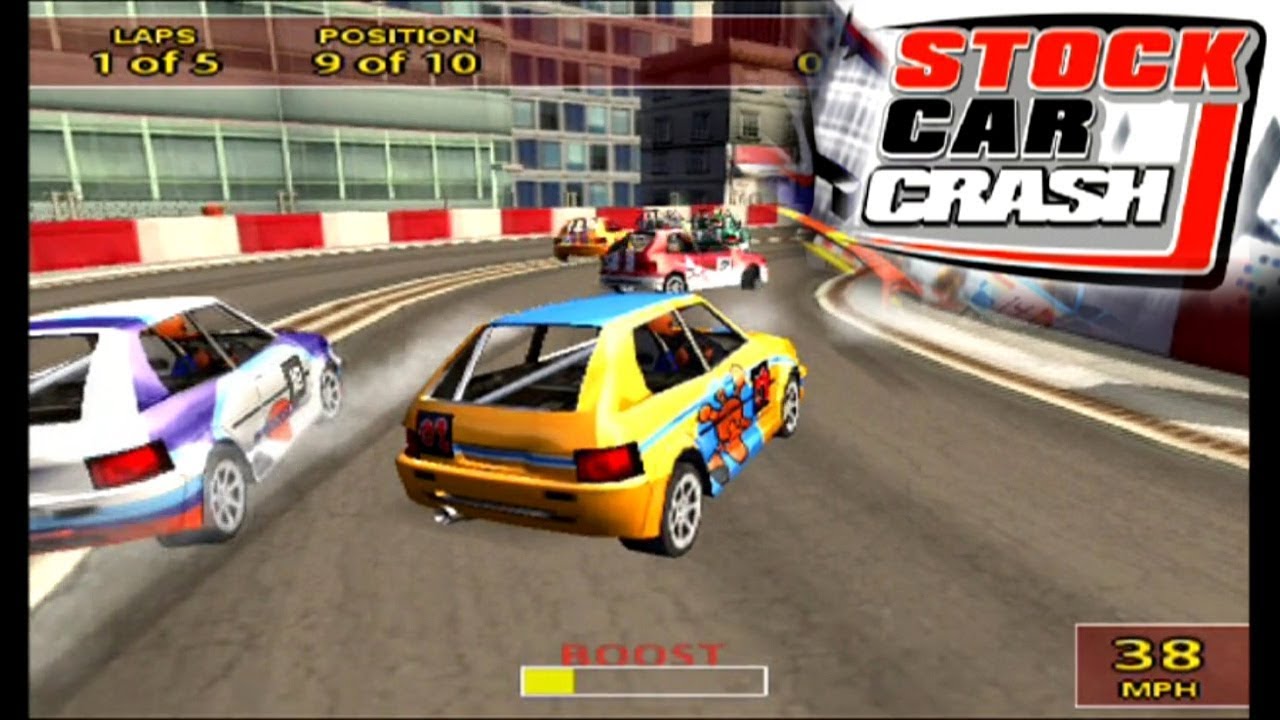 Stock Car Crash  (PS2) Gameplay 