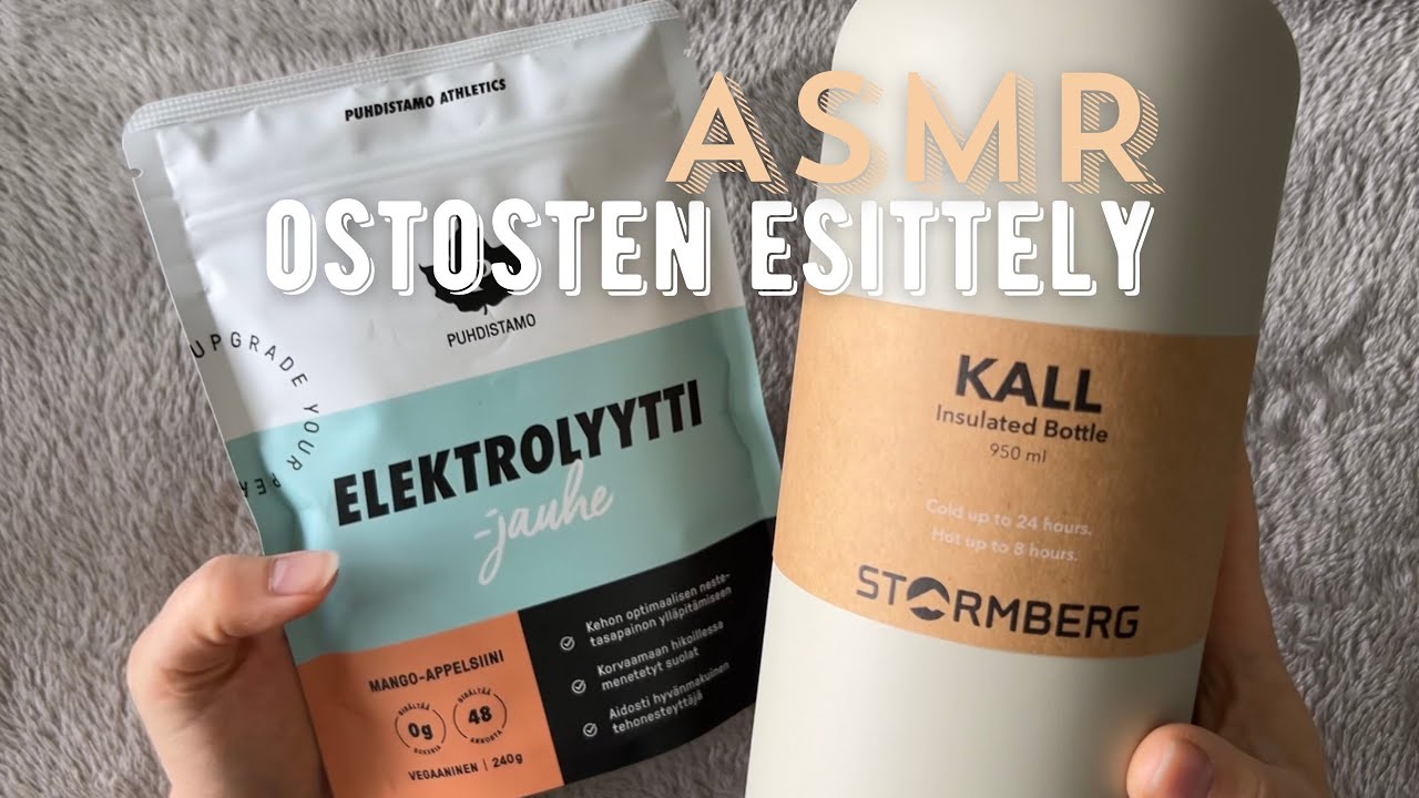 ASMR SUOMI - ostosten esittely ✨