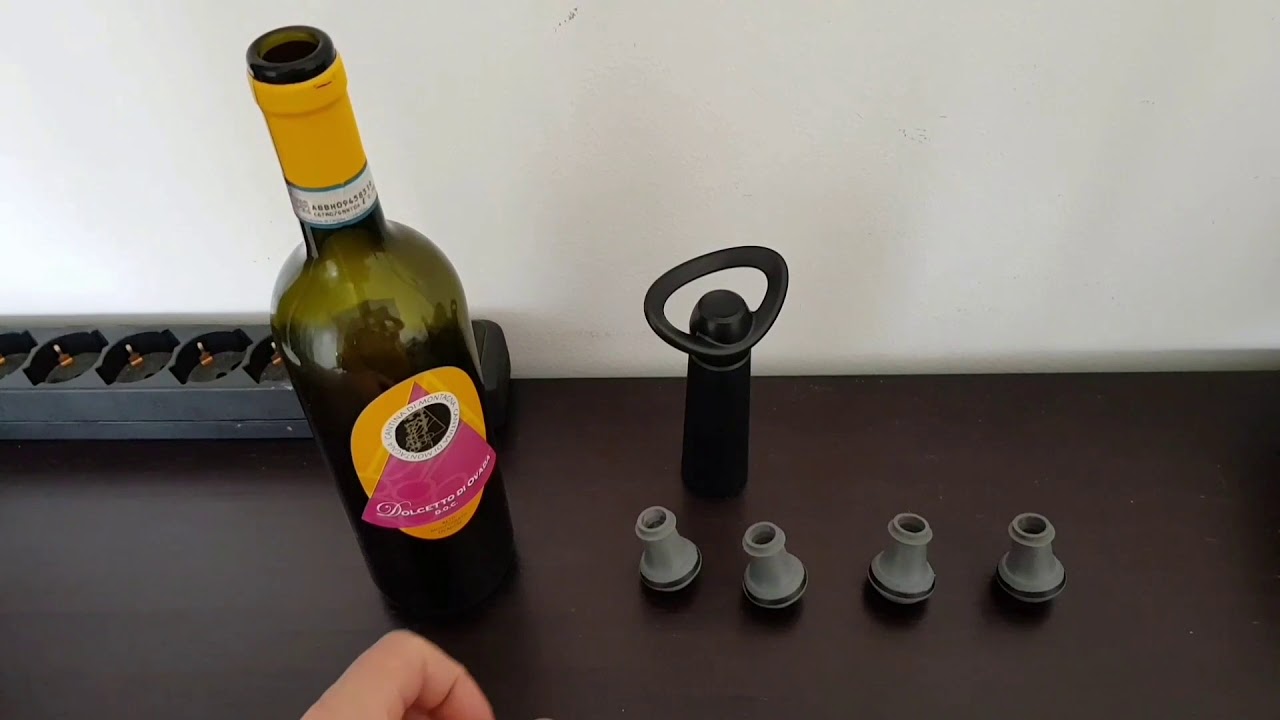 Vacuvin - sistema di tappi per vino sottovuoto - incredibile 