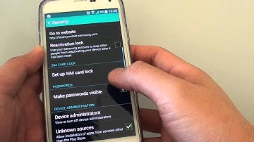 Samsung Galaxy S5: How to Enable/Disable Unknown Sources to Install APK File