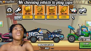 ishowspeed plays hcr2 - hill climb racing 2 #hillclimbracing #fingersoft  #ishowspeed screenshot 4