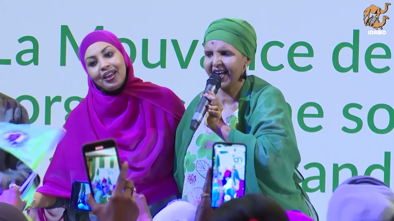 Fanaanada  Amina Faraaax iyo Hesstii HABARYARO oo u qaaday Madaxweyne Ismaaciil Cumar Geele