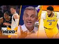 AD was fantastic in Lakers' Game 2 win, Clippers need to look in the mirror — Colin | NBA | THE HERD