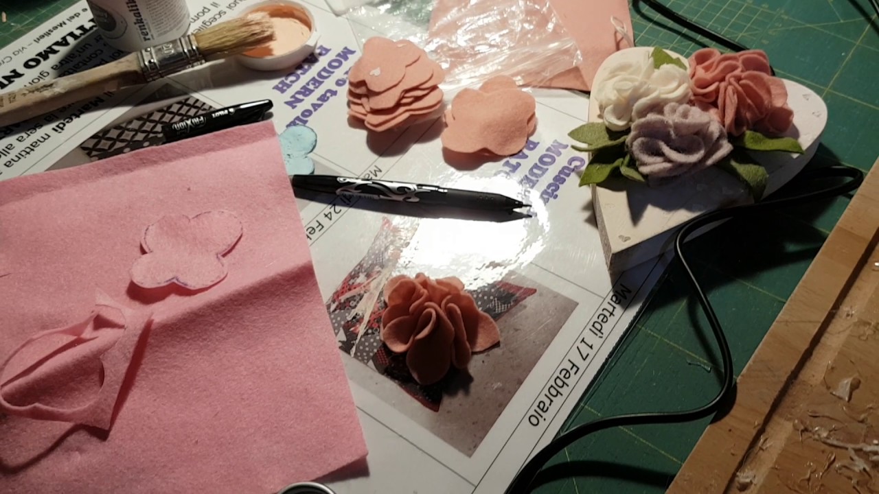 Cuore in stile shabby 💜💜