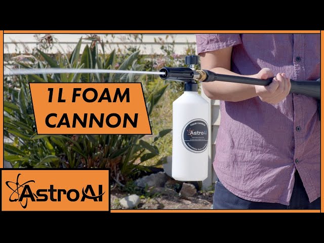 AstroAI Foam Cannon,Heavy Duty Car Foam Blaster Wide Neck Adjustable Snow  Foam.
