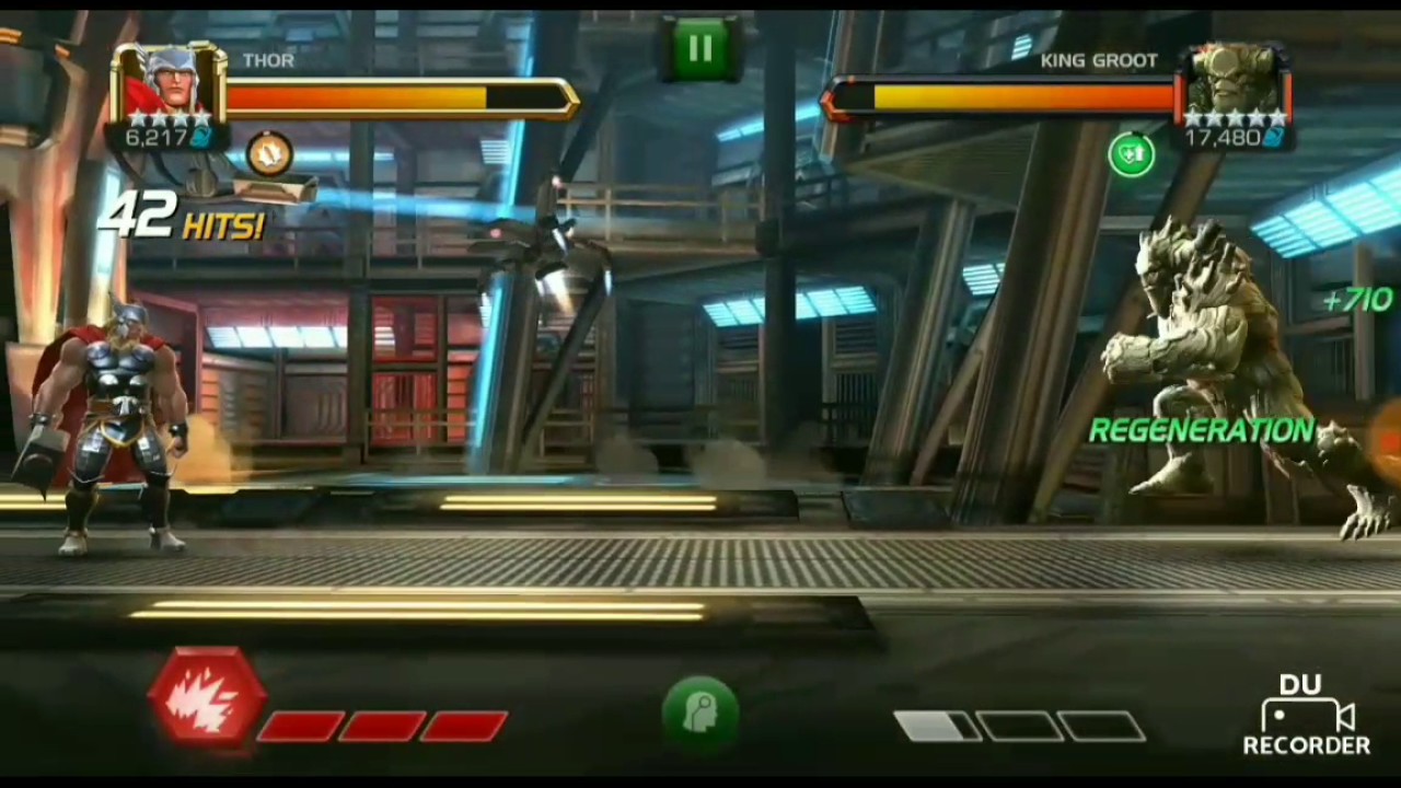 Mcoc thor vs king groot