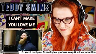 Vocal Coach 1st Reaction to TEDDY SWIMS  - 'I Can't Make You Love Me' (Vocal Analysis)