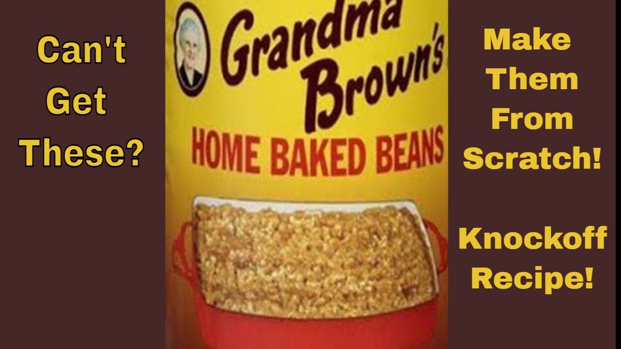 GRANDMA BROWN'S BAKED BEANS FROM SCRATCH, KNOCKOFF RECIPE. Share video